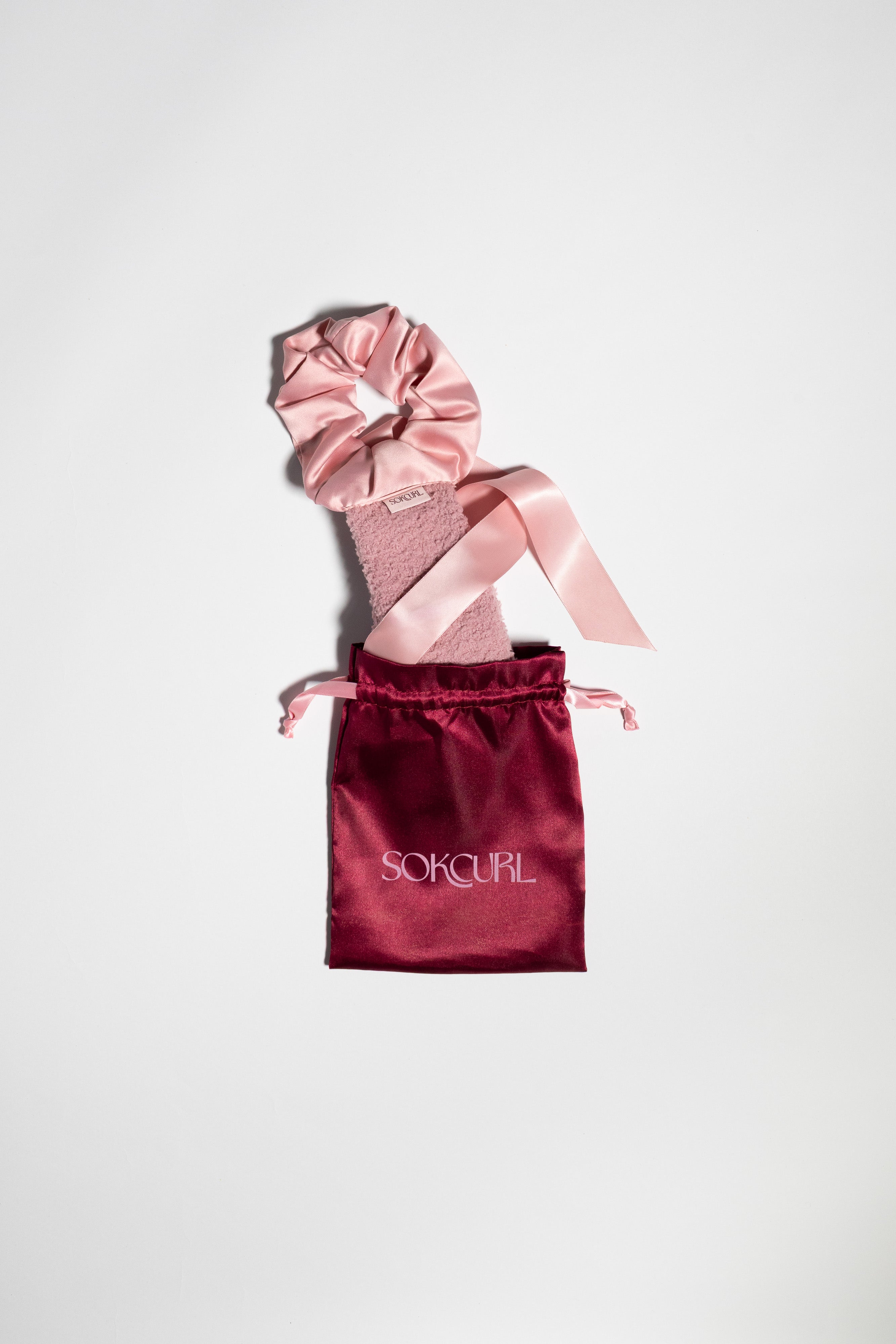 SokCurl™ Peony — The Silky Heatless Curler for Overnight Waves